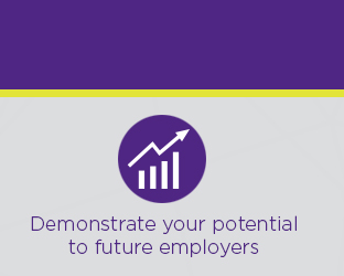 Demonstrate your potential to future employers